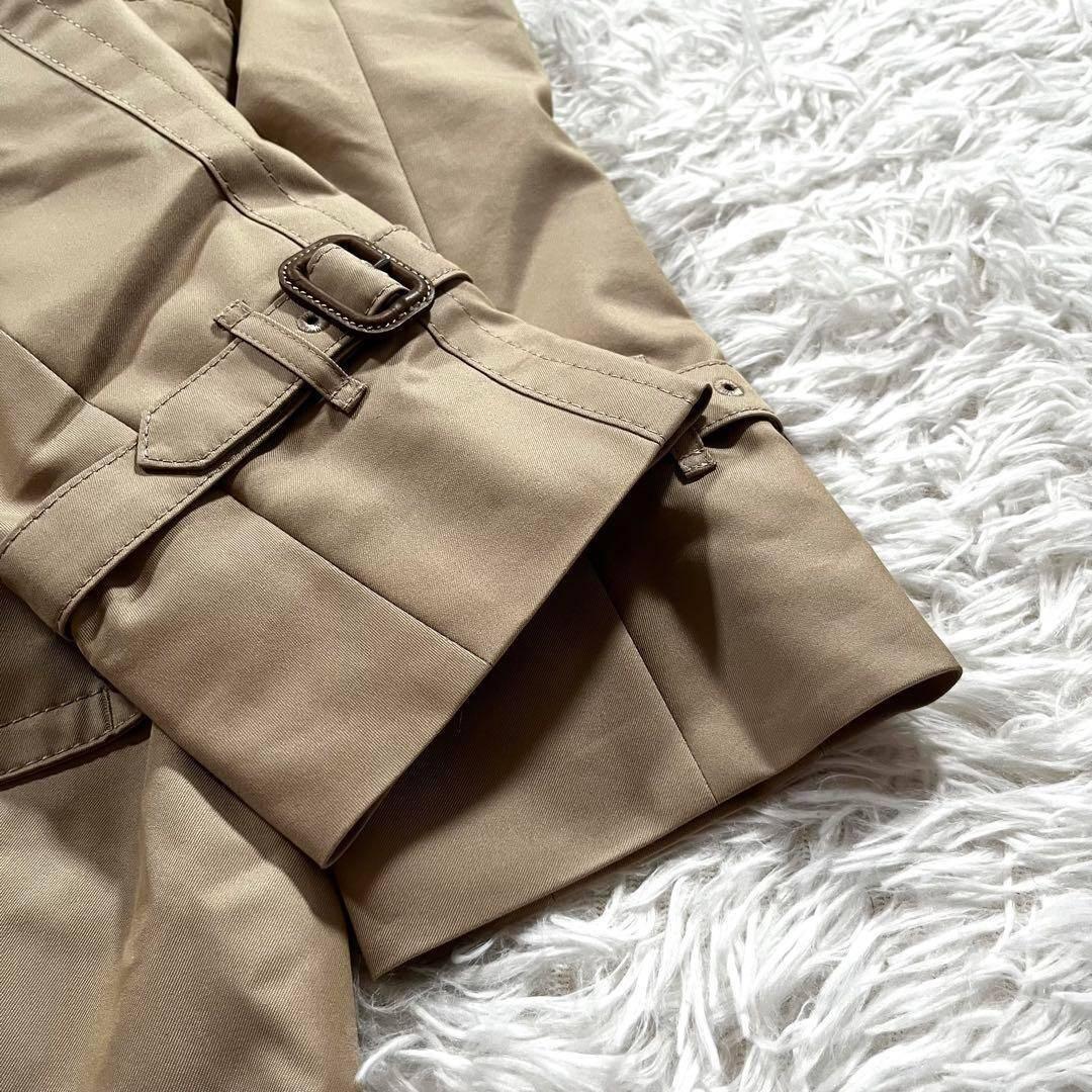 試着のみ✨アクアスキュータム　トレンチコート　ブルー　青　ライナー　ベルト