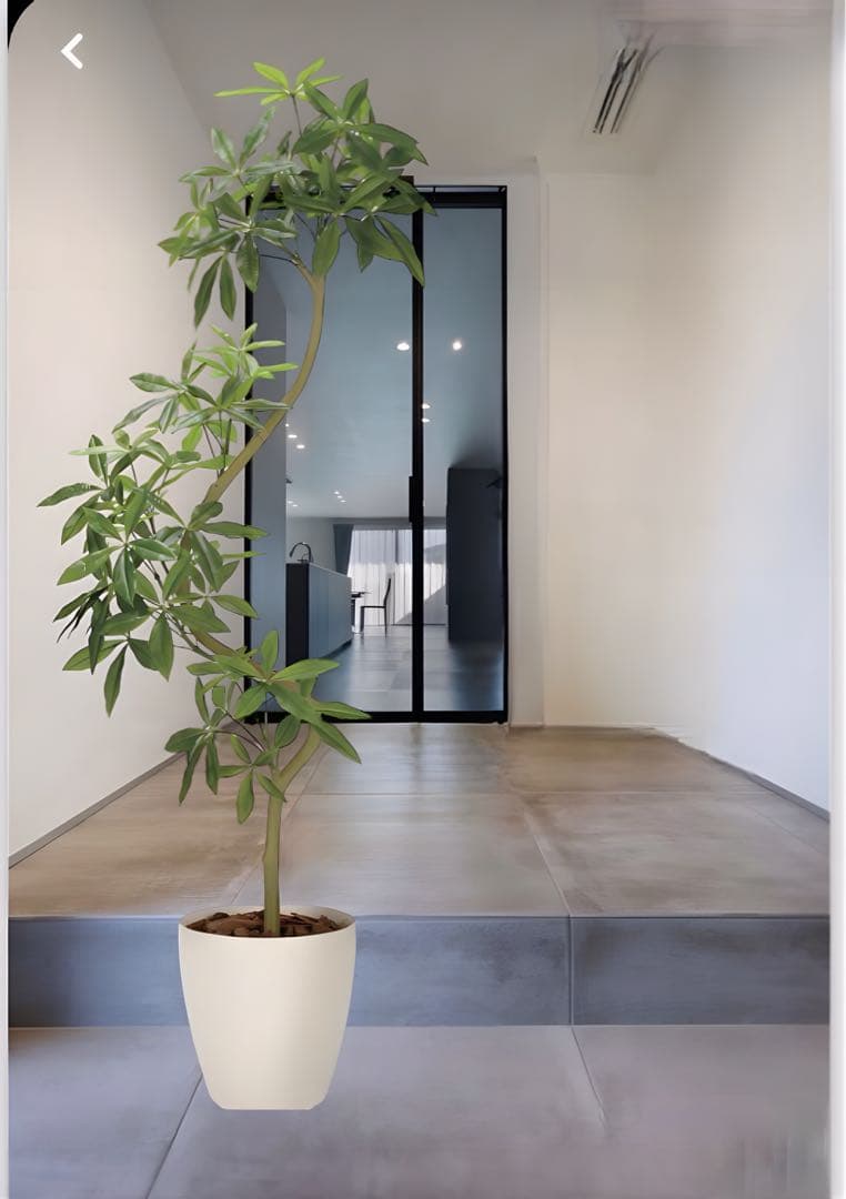 光触媒　人工観葉植物　ウォールグリーン　フェイクグリーン　ツイストパキラ2.1