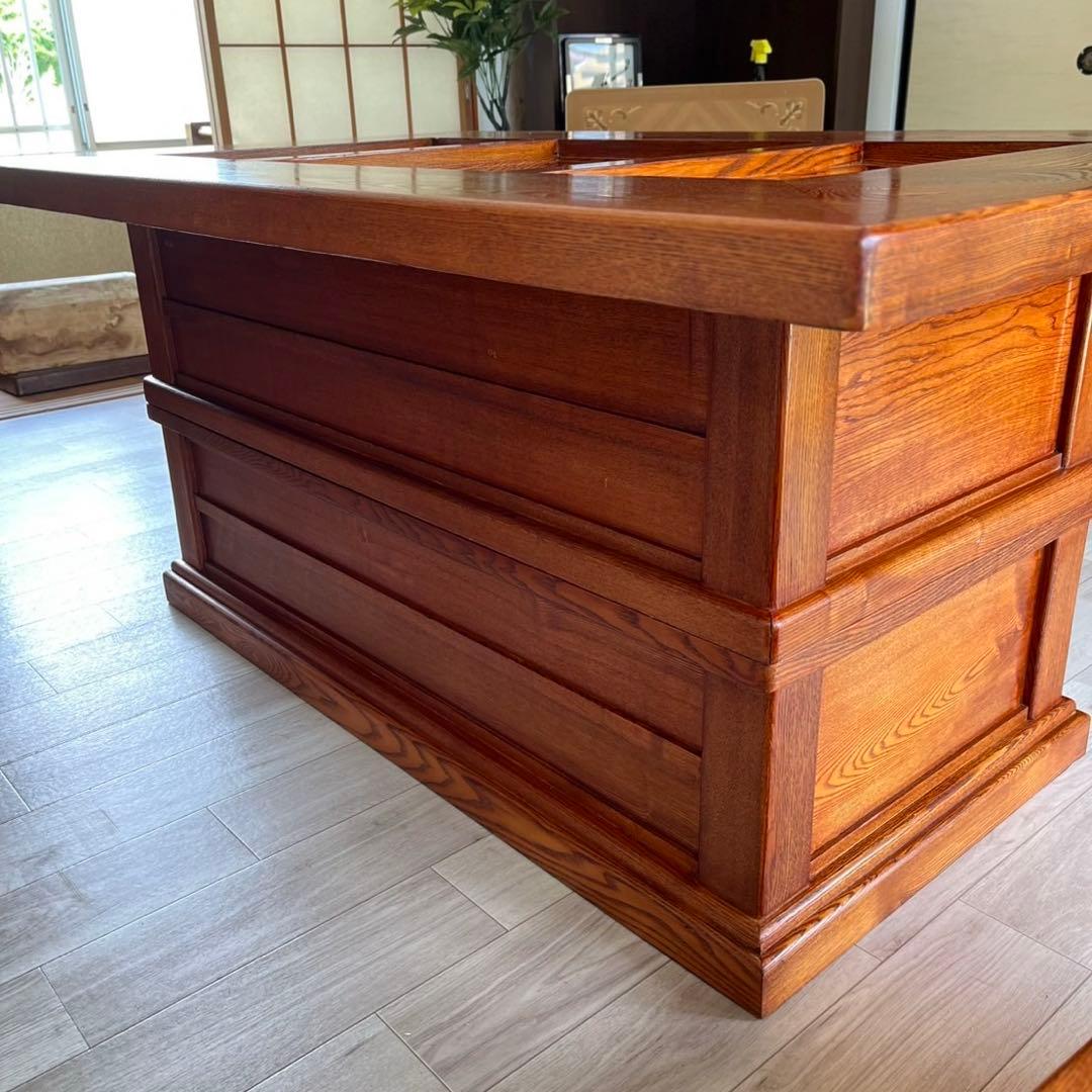 最終価格！欅材ベンチダイニング 4点セット テーブル ベンチ 椅子 チェア