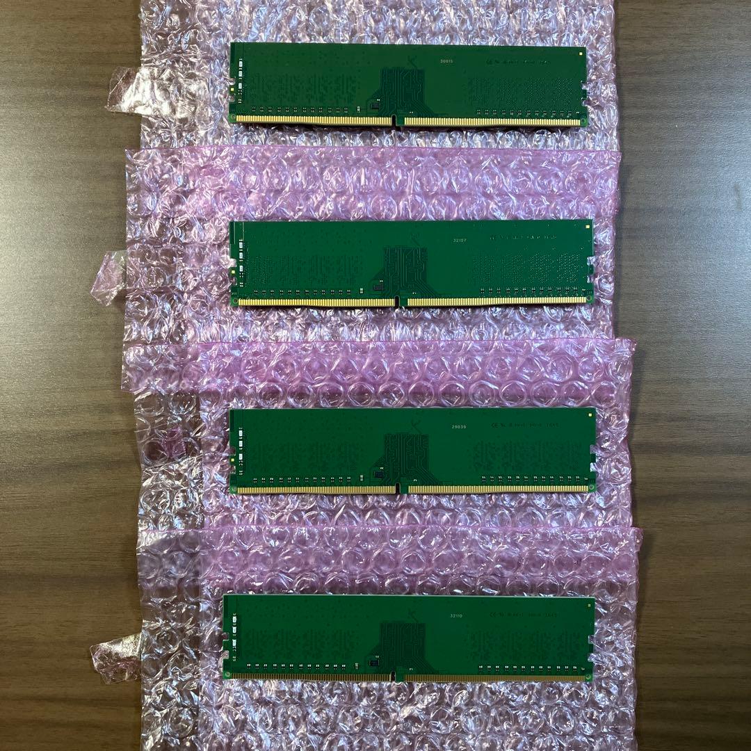 SanMax DDR4 8GB CL19 メモリモジュール 4枚セット