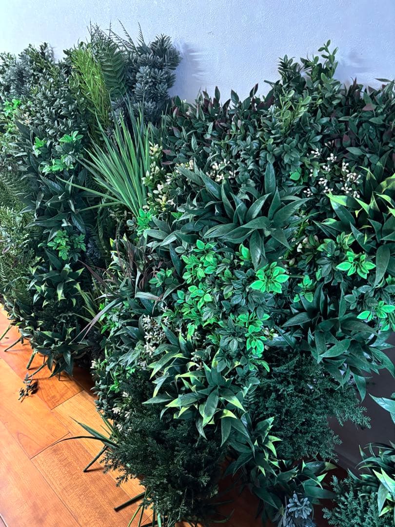 岐阜引き取り　ウォールグリーン　人工観葉植物 6セット