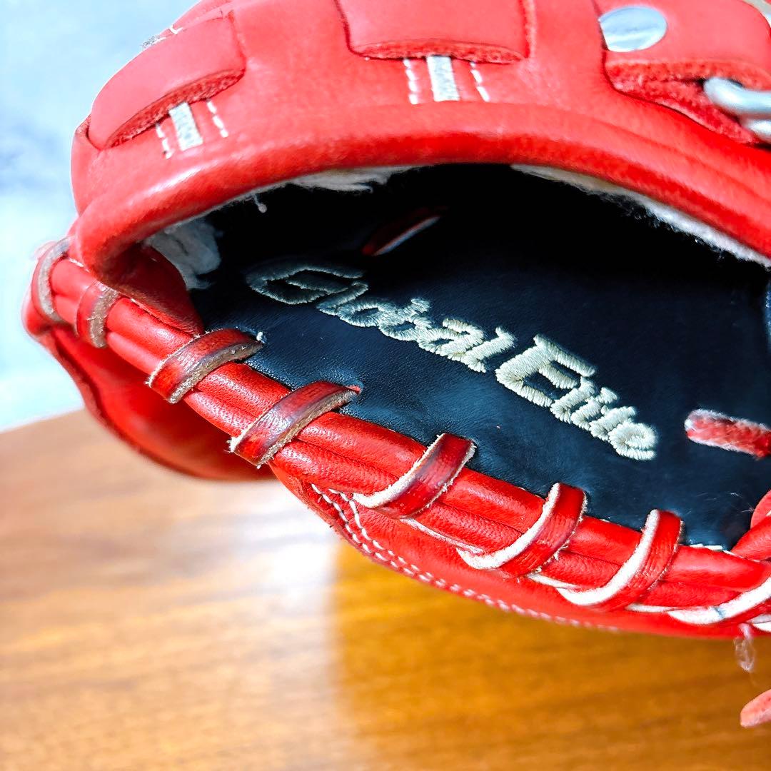 ミズノ Mizuno グローバルエリート 良品 キャッチャーミット 軟式グローブ
