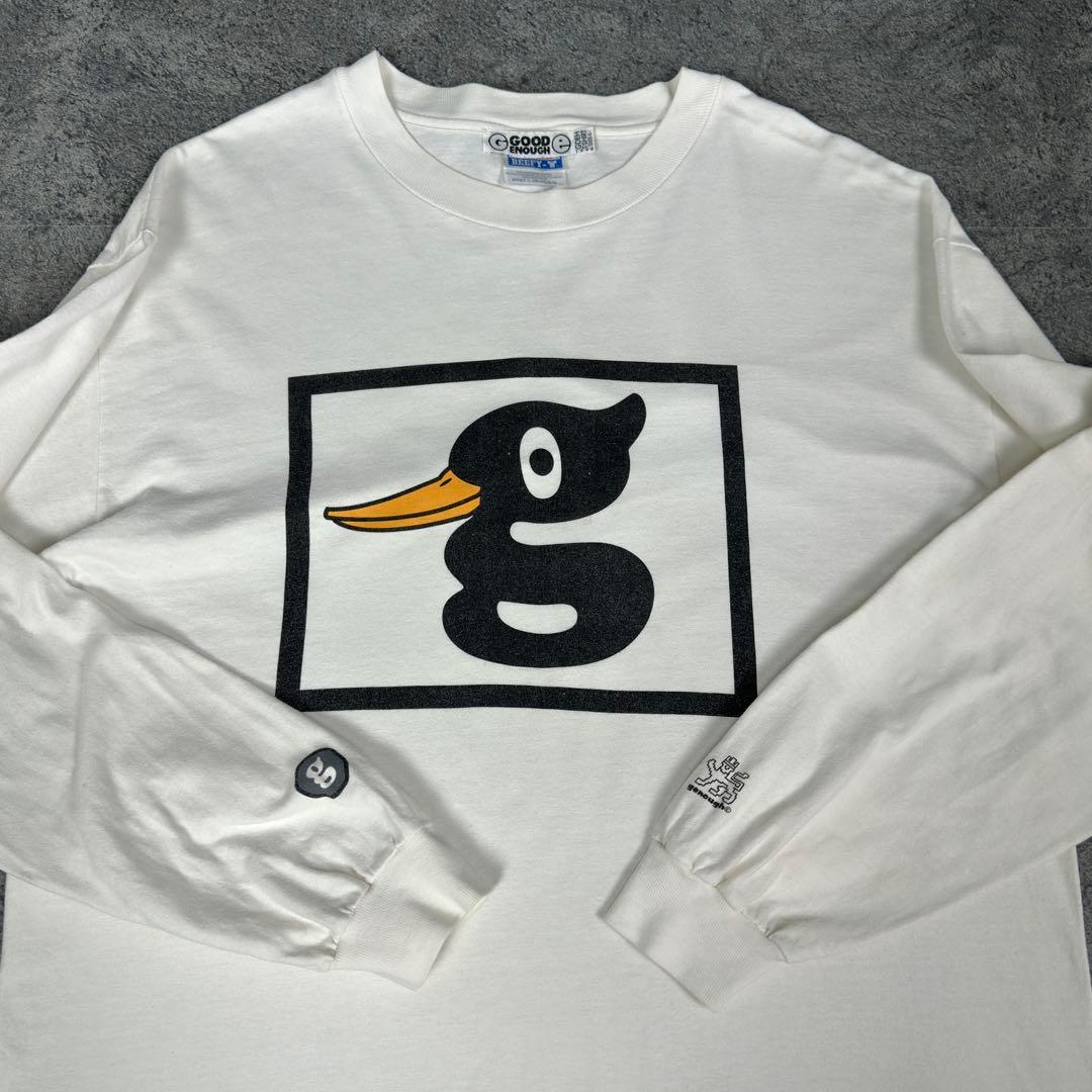 good enough 90s 初期 アヒル ロンT グッドイナフ 藤原ヒロシ