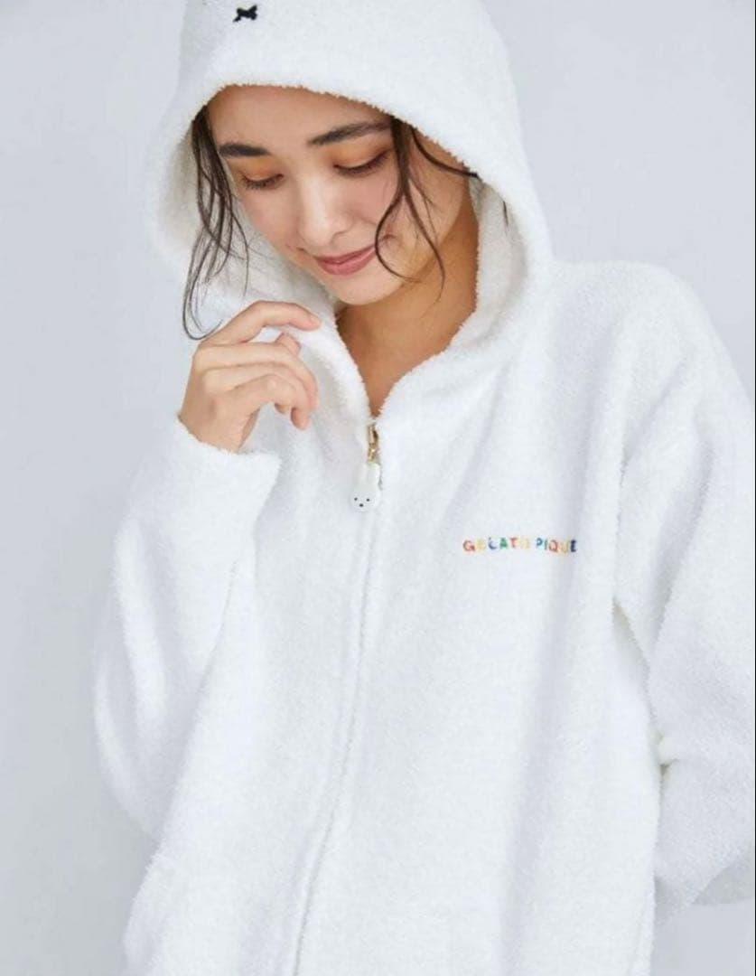 Dick Bruna ベビモコパーカー&ショートパンツセット　ホワイト