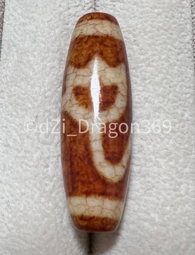 dZi beadsジービーズ 西蔵 玉髄 上肯 龍紋 水蓮花天珠