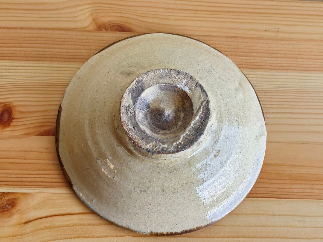 【専用】鈴木照雄 栗駒陣ヶ森窯 鉄絵五寸皿　2枚セット民藝