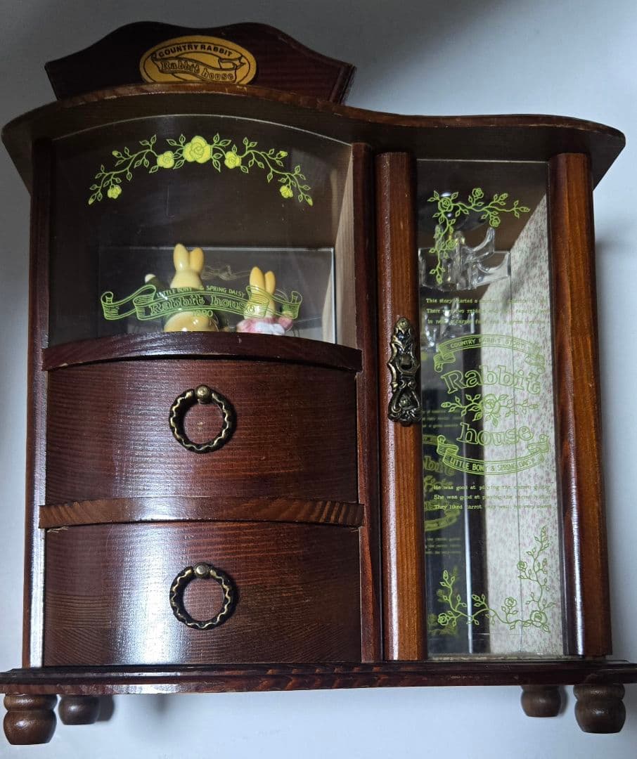 激レア！　Country Rabbit　ラビット　オルゴール　ジュエリーボックス