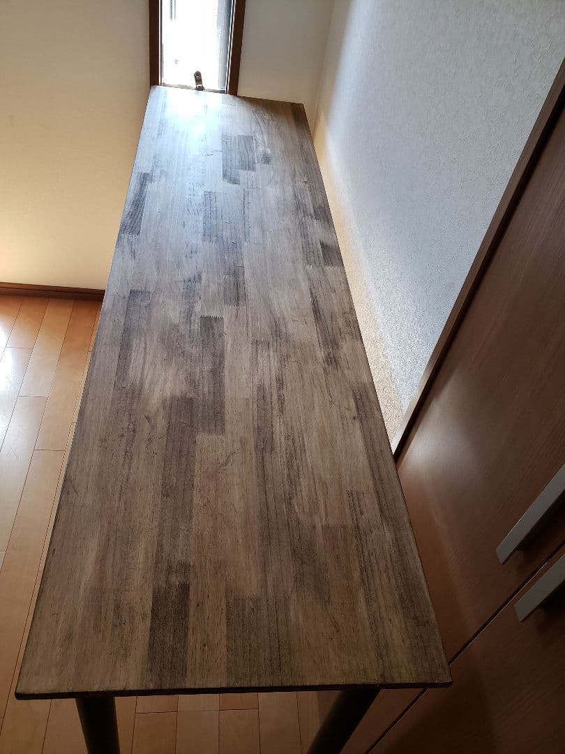 180カウンターテーブル　ウォールナットワックス仕上げ