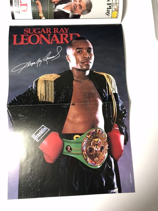 シュガー・レイ・レナード対トミー・ハーンズ第2戦の公式パンフレット