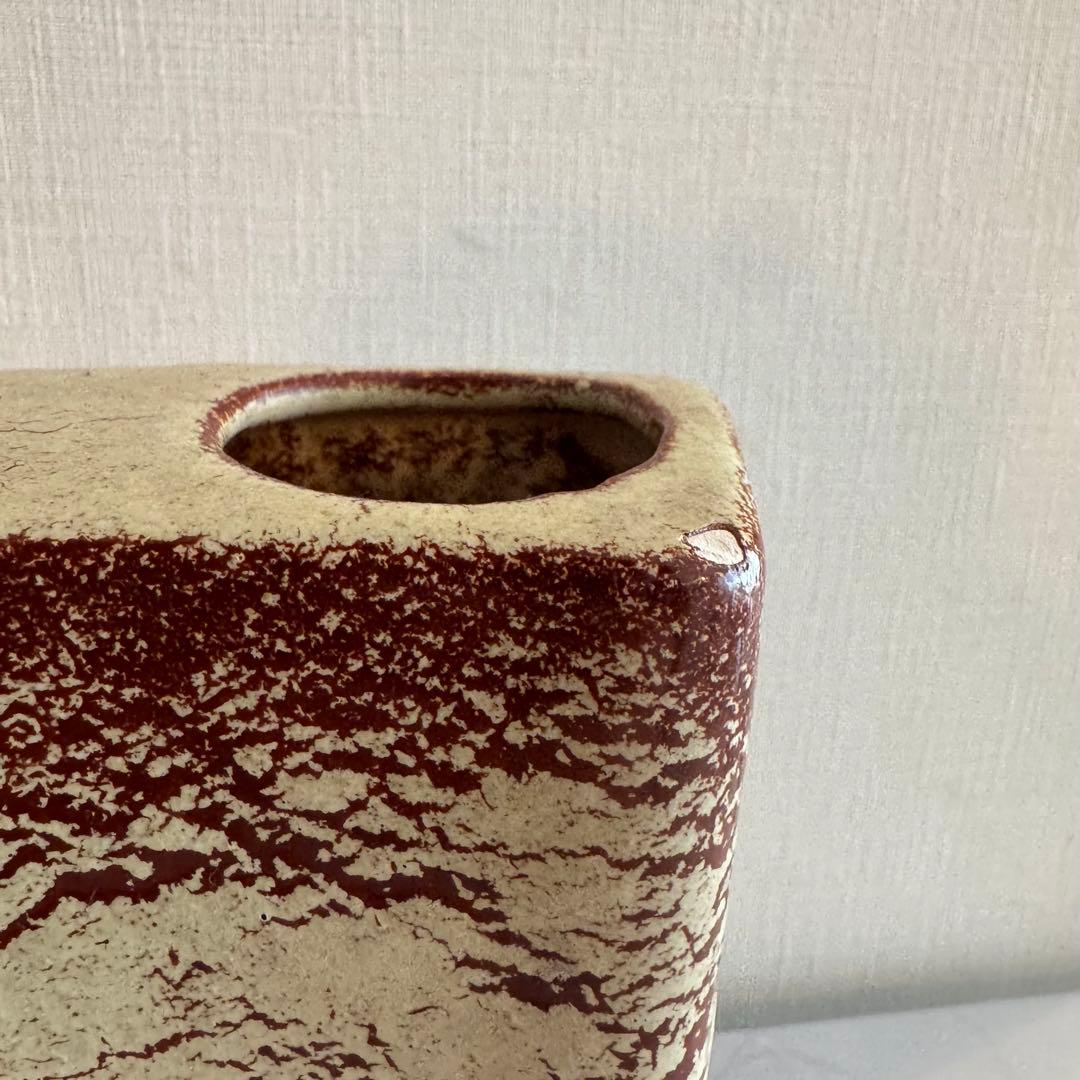 60s〜 Bertoncello 花瓶 彫刻的 グラフィカル ミッドセンチュリー