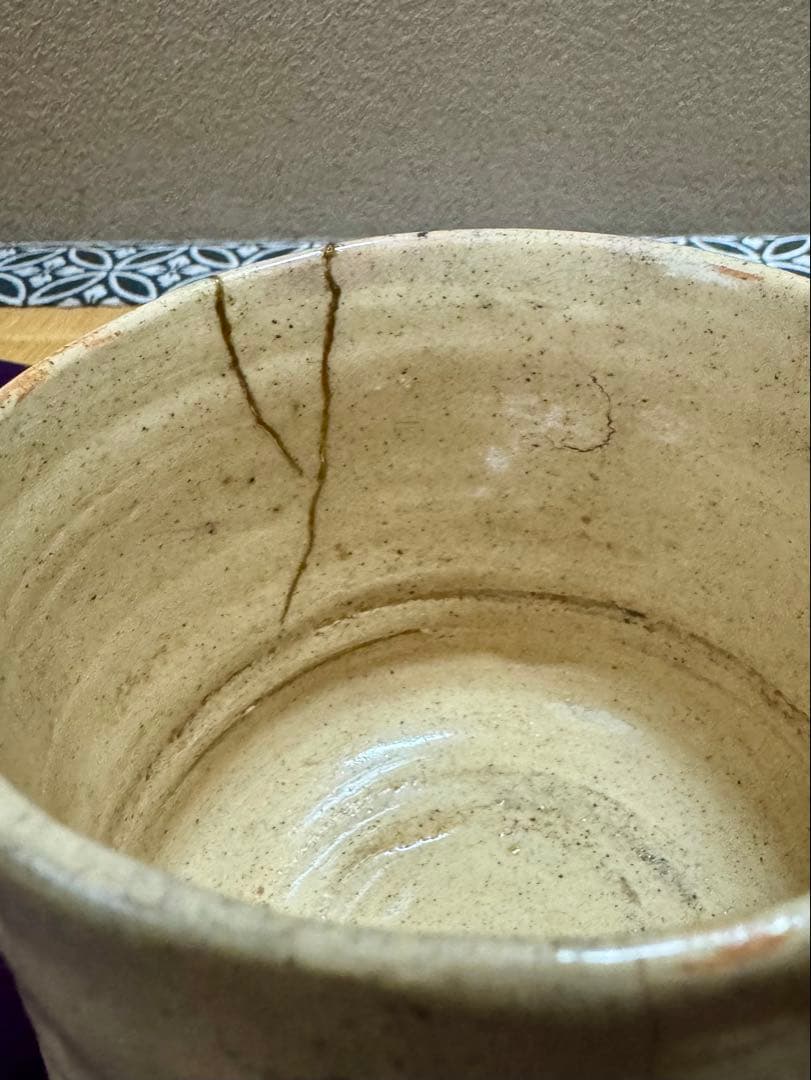 御本立鶴茶碗　銘千歳　裏千家大宗匠花押　本物保証