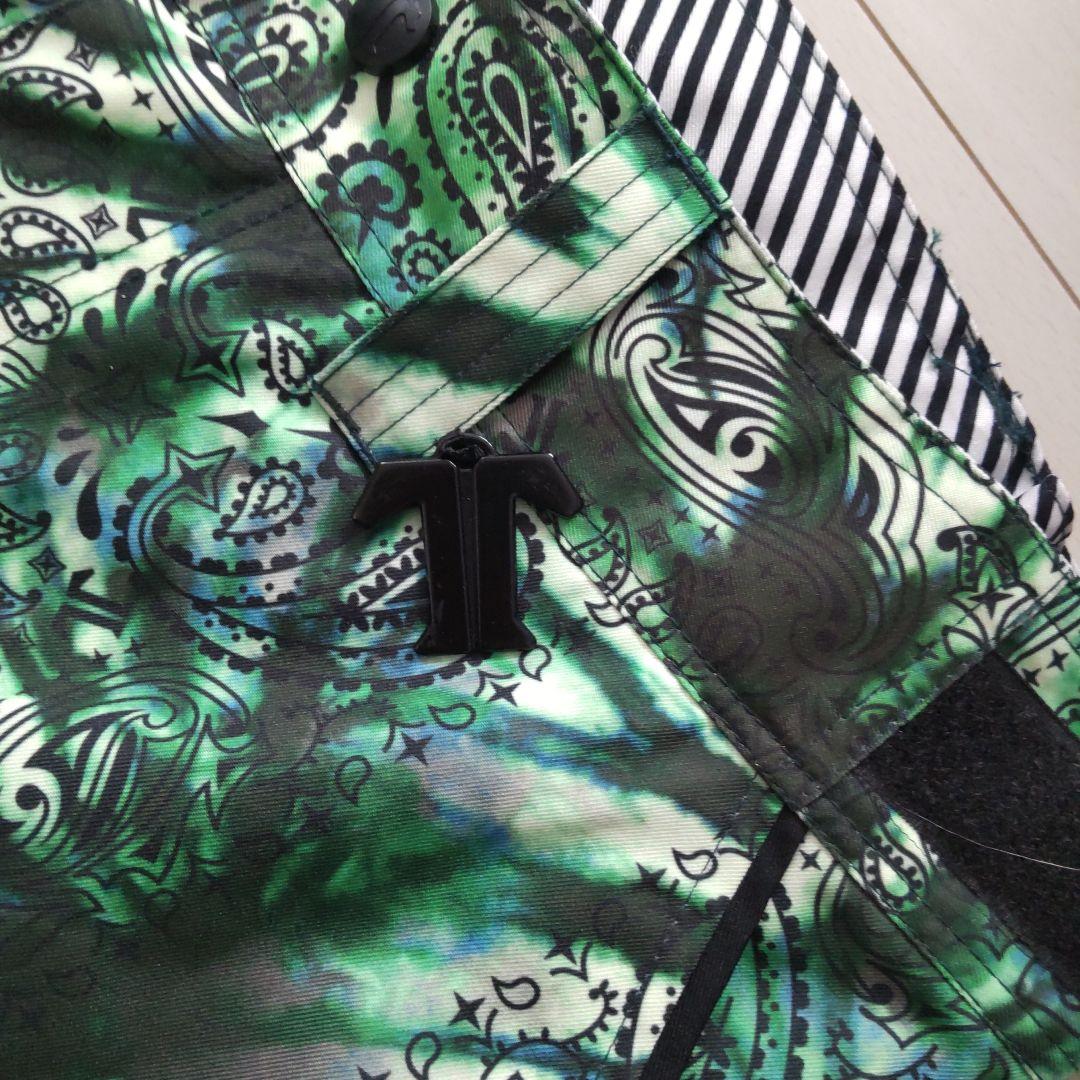 Technine スノーボードウェアパンツ パームツリー柄