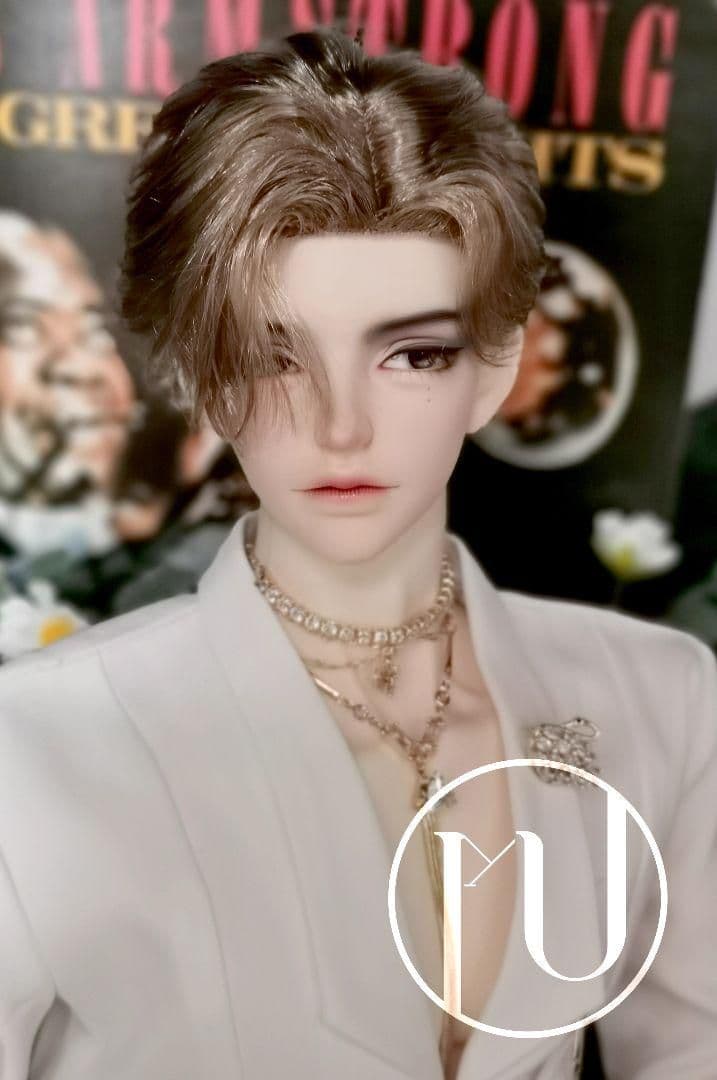 AX799 BJD 1/3 人形 ドール　用ウィッグ カツラ 耐熱 ハンドメイド