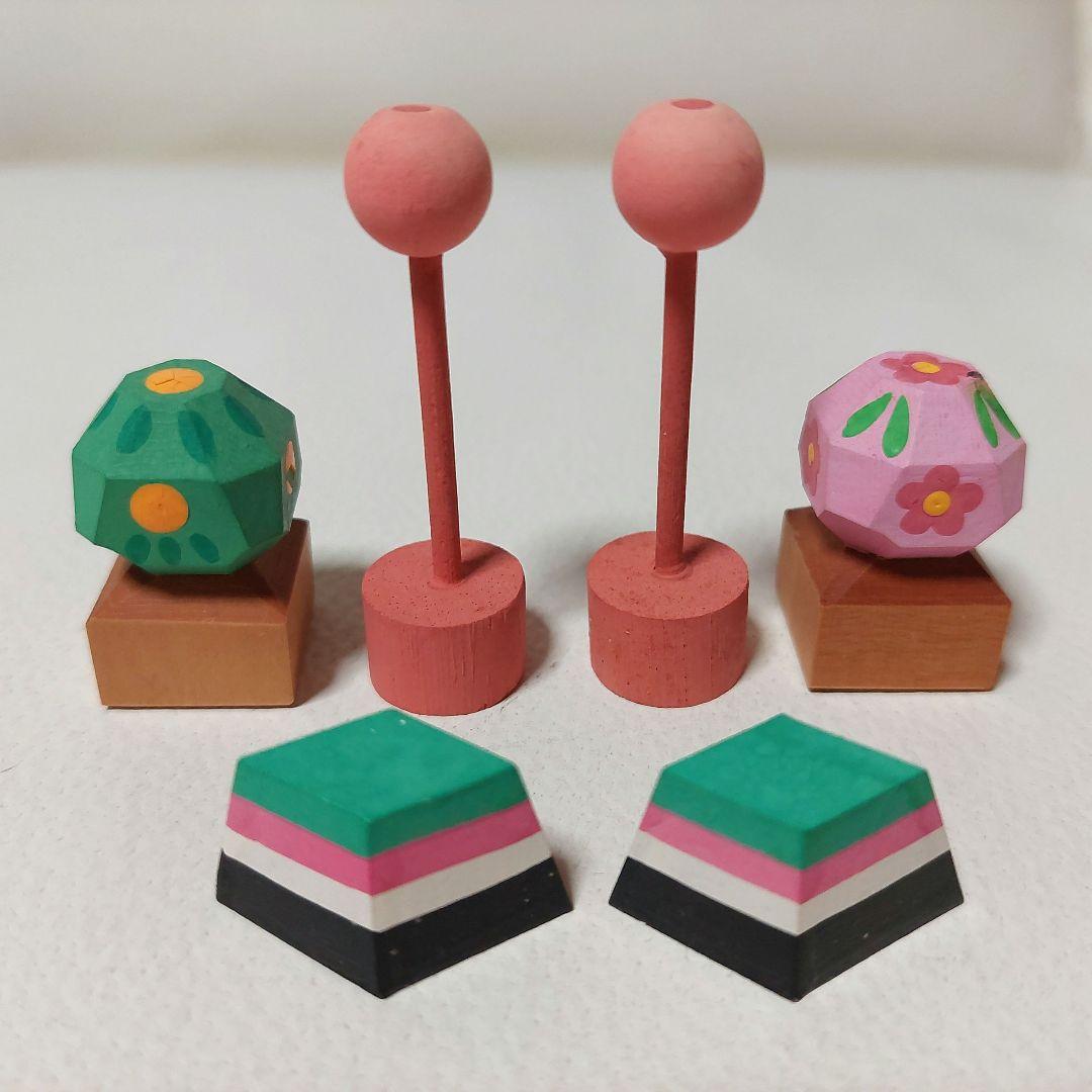 ◆南雲 伊予一刀彫 雛人形 三人官女 五人囃子 花の宴 お雛様