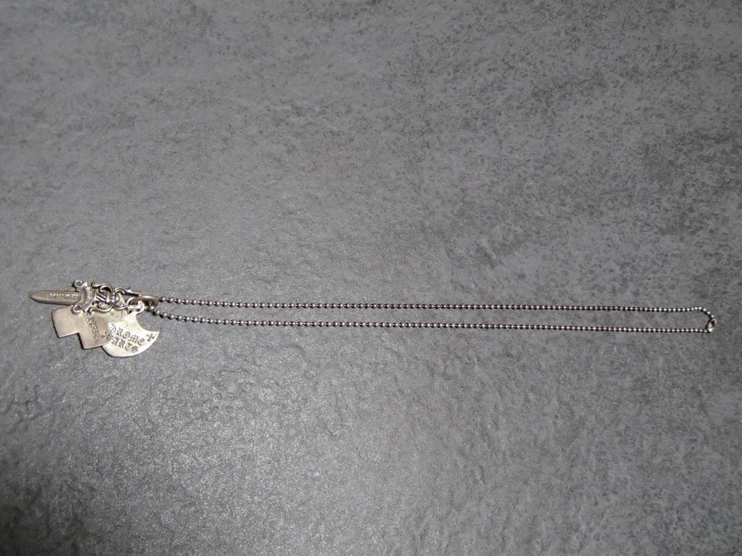 週末特別価格　チェーン Chrome Hearts トップシルバー