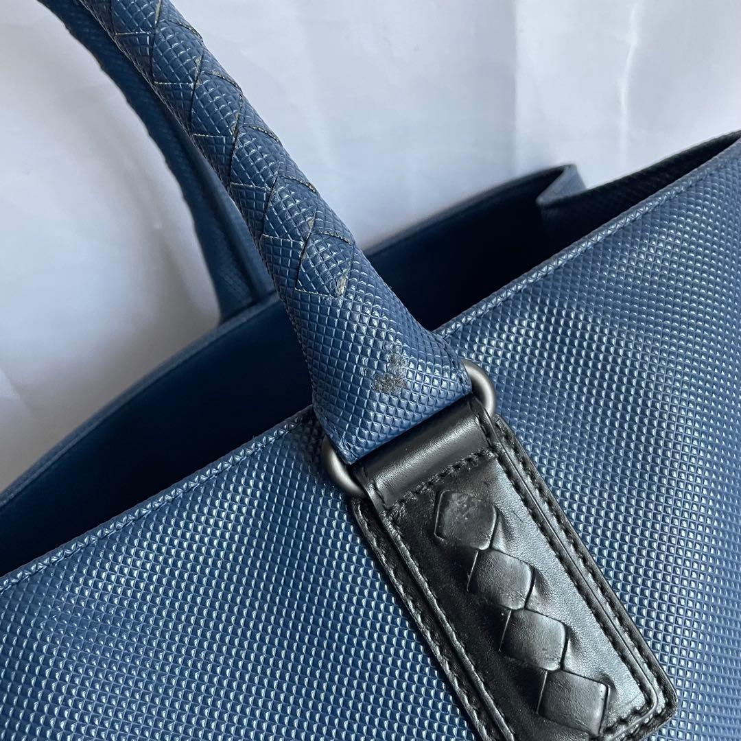 ✨極美品✨　Bottega Veneta マルコポーロ　ビジネスバッグ　ブルー