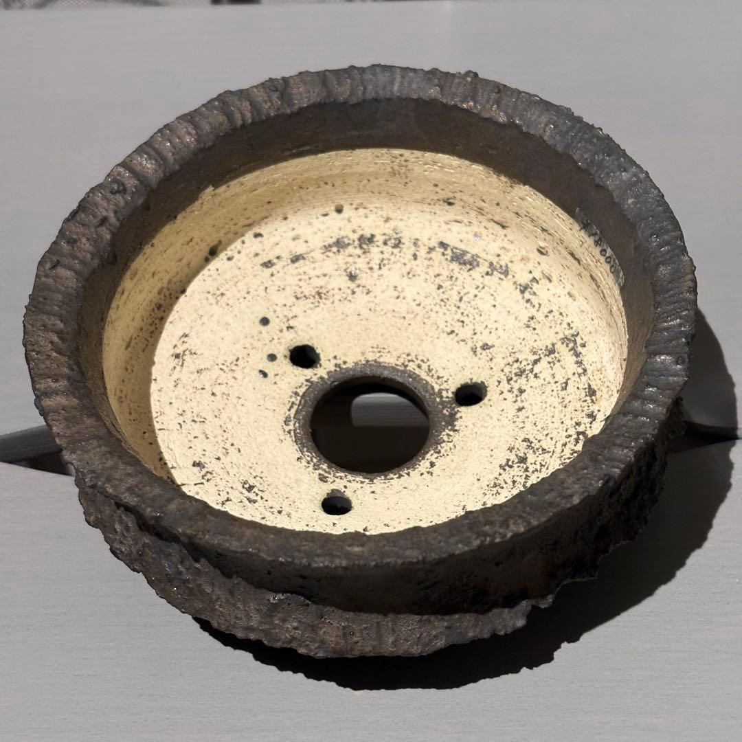 小野瀬一さん　陶器鉢　植木鉢　浅鉢