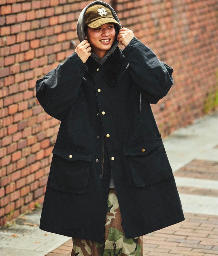 NAUTICAノーティカヴィンテージライク クラッシュドダックコート