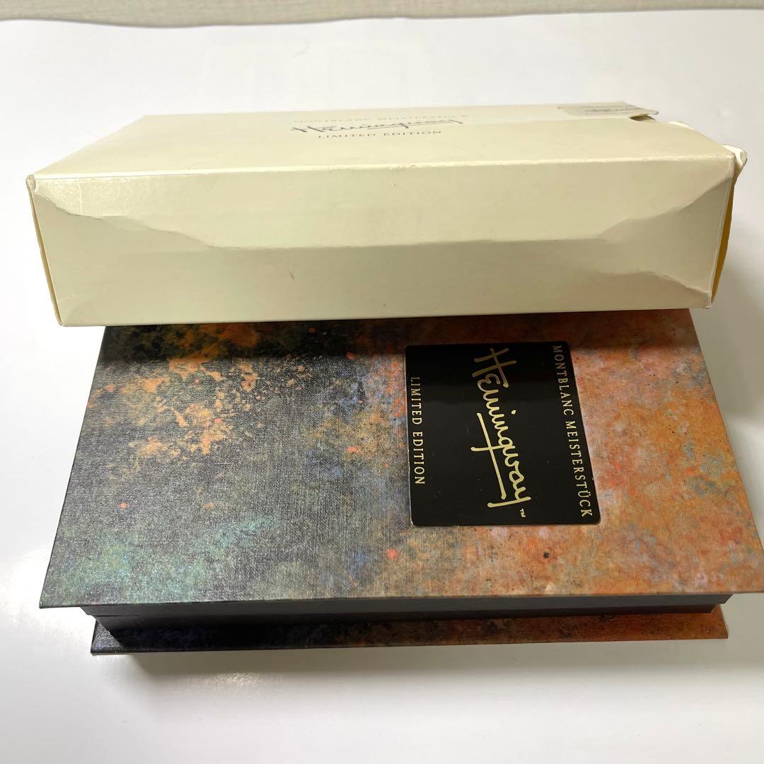 【限定品、美品、未使用品】モンブラン Hemingway　ヘミングウェイ　万年筆