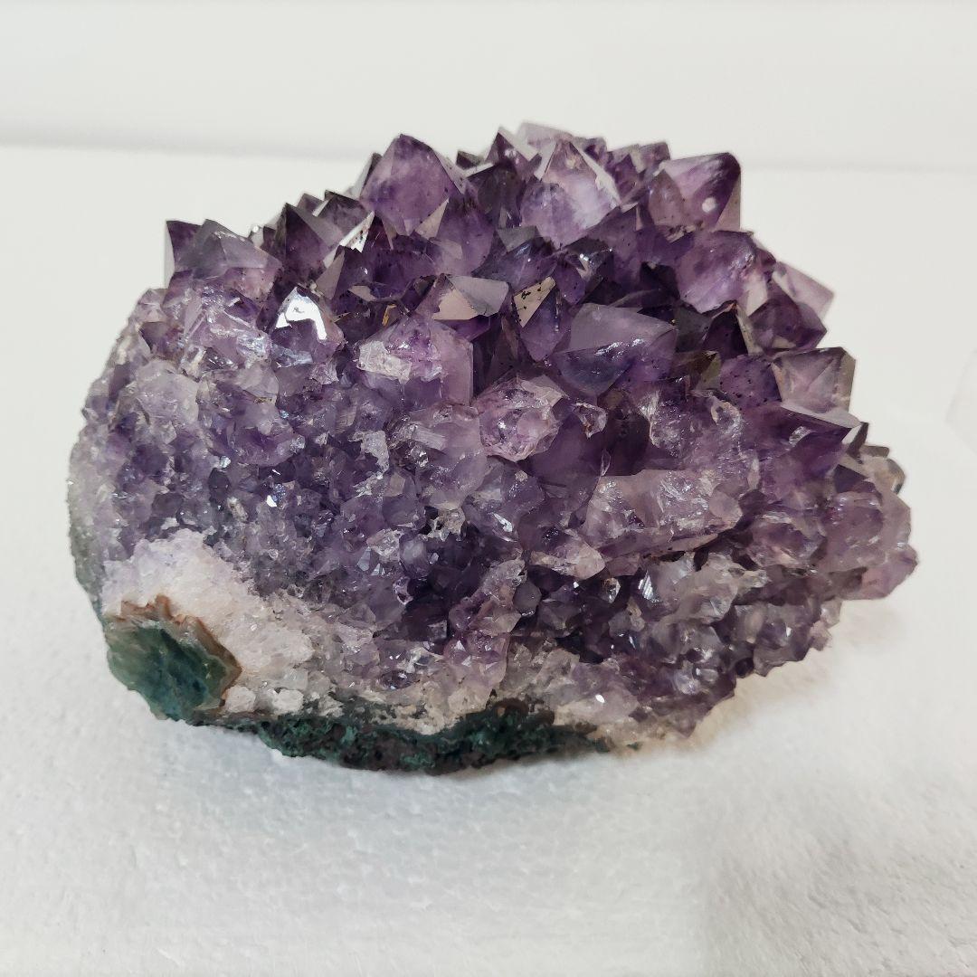 パワーストーン　天然石　アメジスト　クラスター　4.4kg　No.948