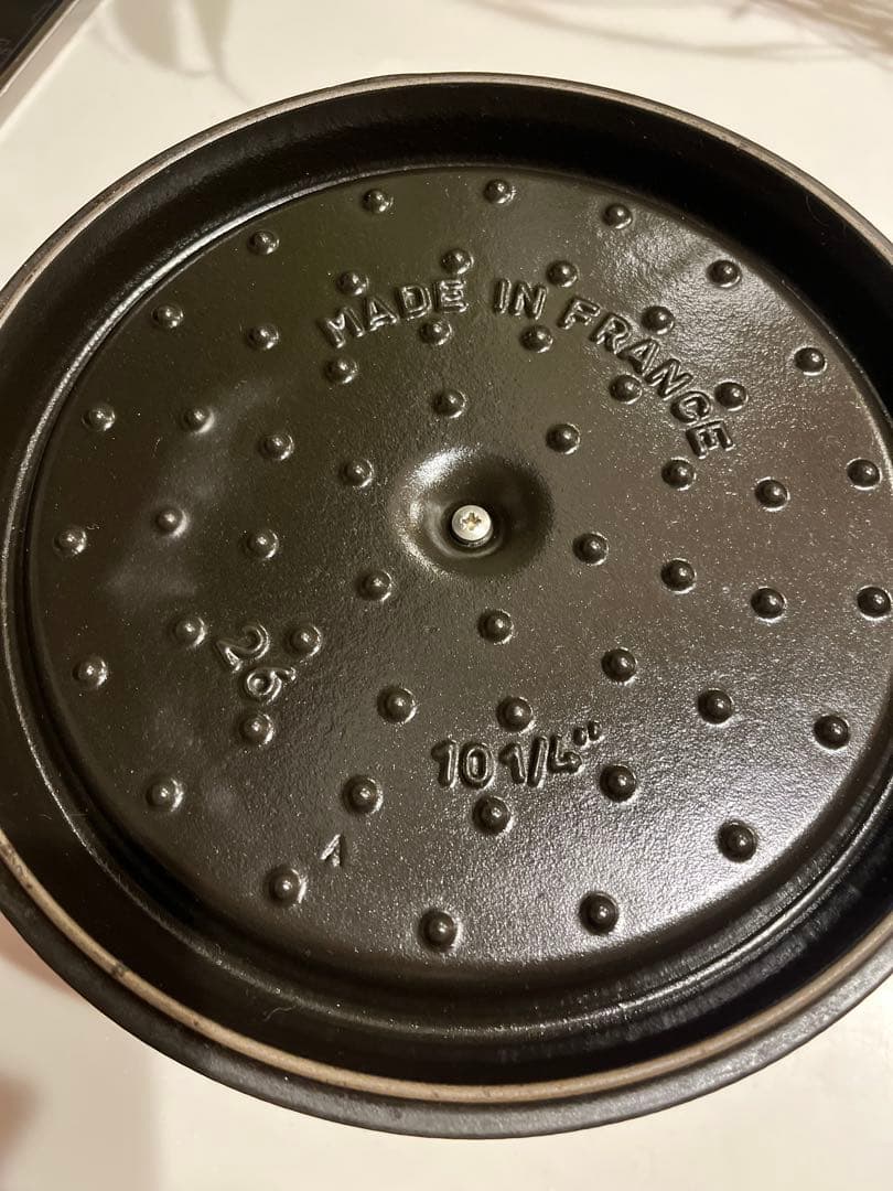 STAUB ラ・ココット 両手鍋 10.5インチ レッド