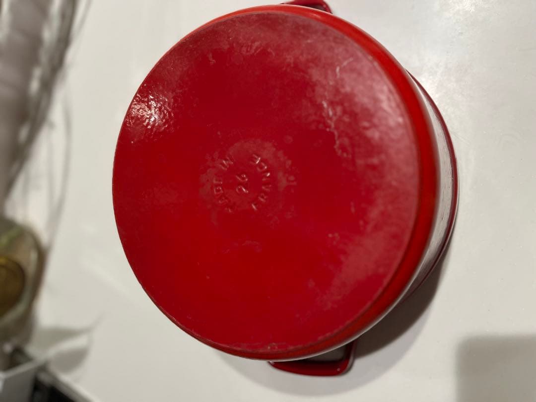 STAUB ラ・ココット 両手鍋 10.5インチ レッド