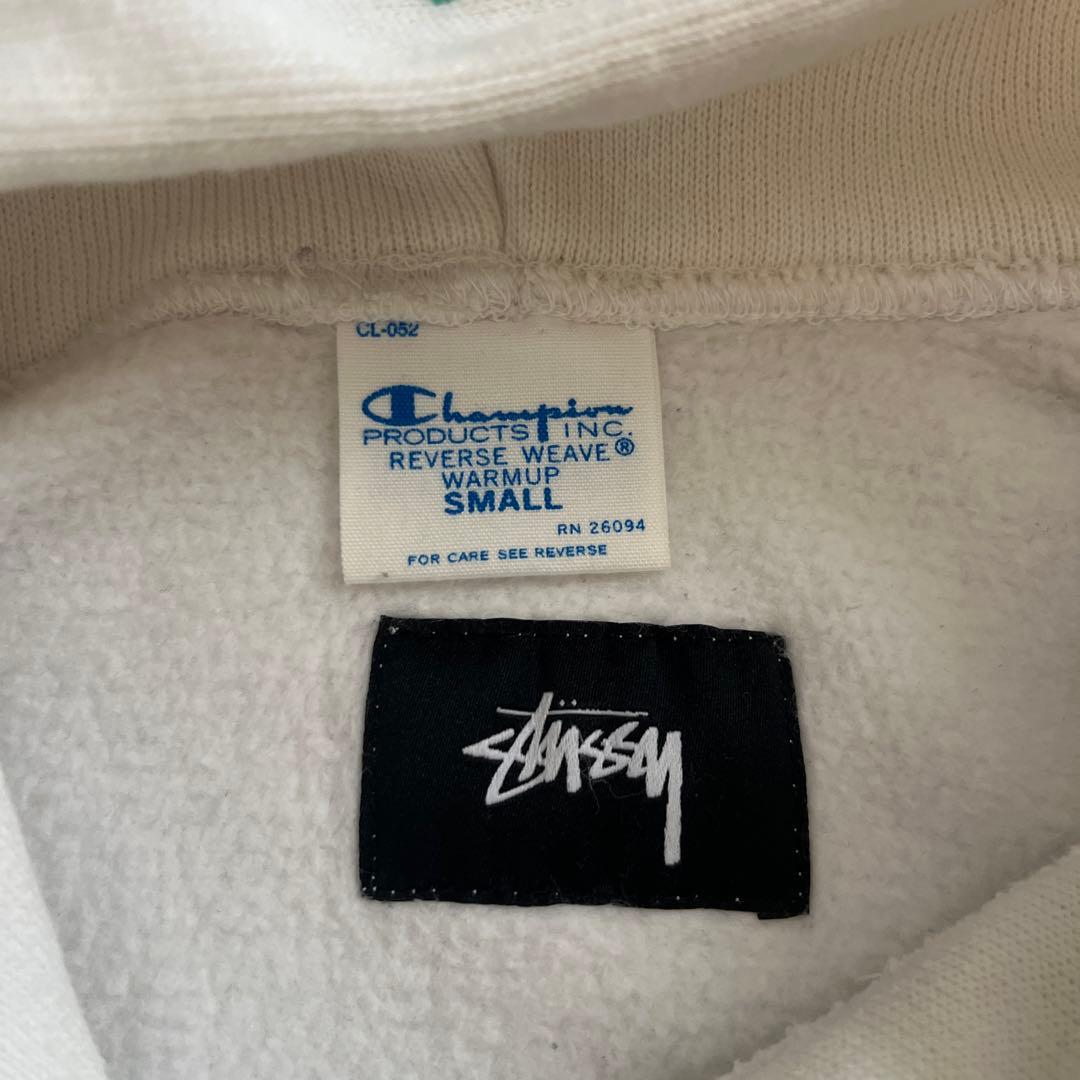 STUSSY Champion Reverse Weave パーカー S
