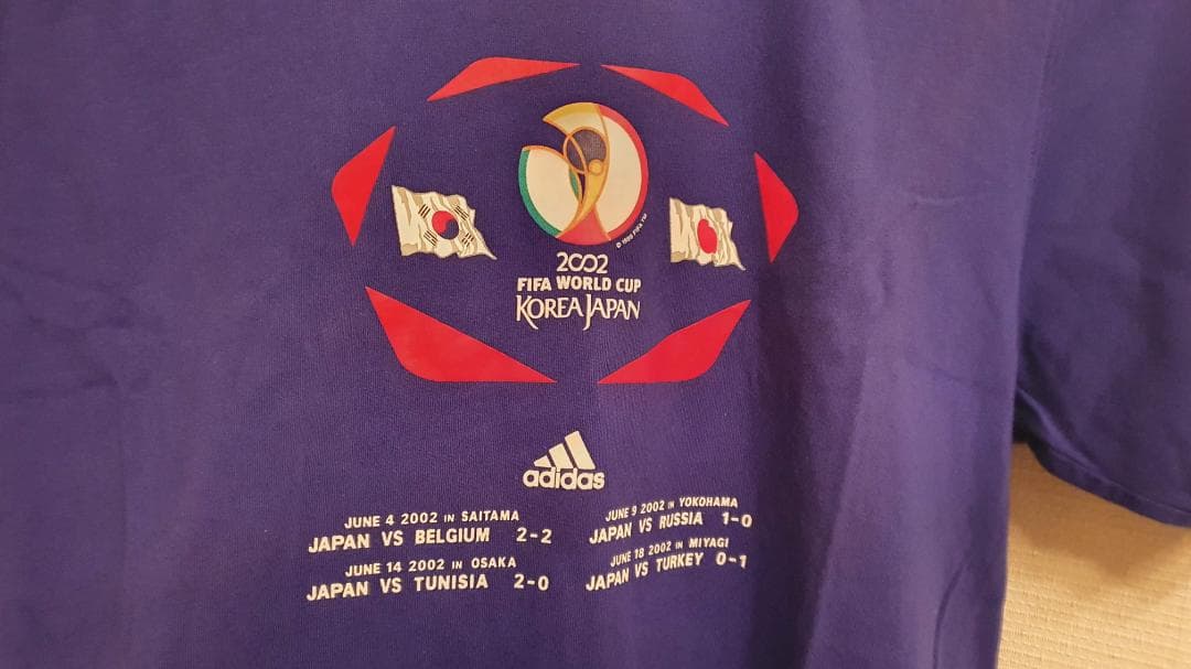 ❖2002W杯オフィシャル公式Tシャツ❖レア品　サッカー日本代表
