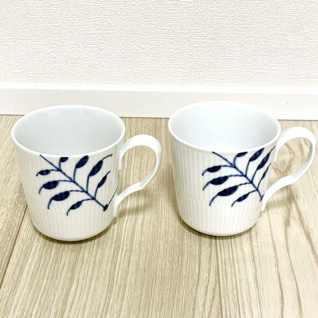 【未使用品】ロイヤルコペンハーゲン　メガ　オーブンウェア蓋付き・マグカップセット