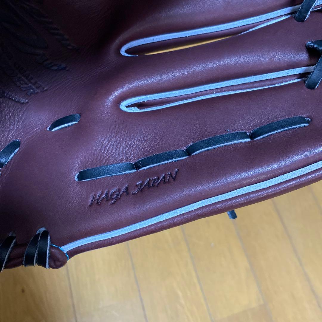 ミズノプロ　硬式　オーダー　波賀ジャパン　外野手用 右投げ用　数回使用程度