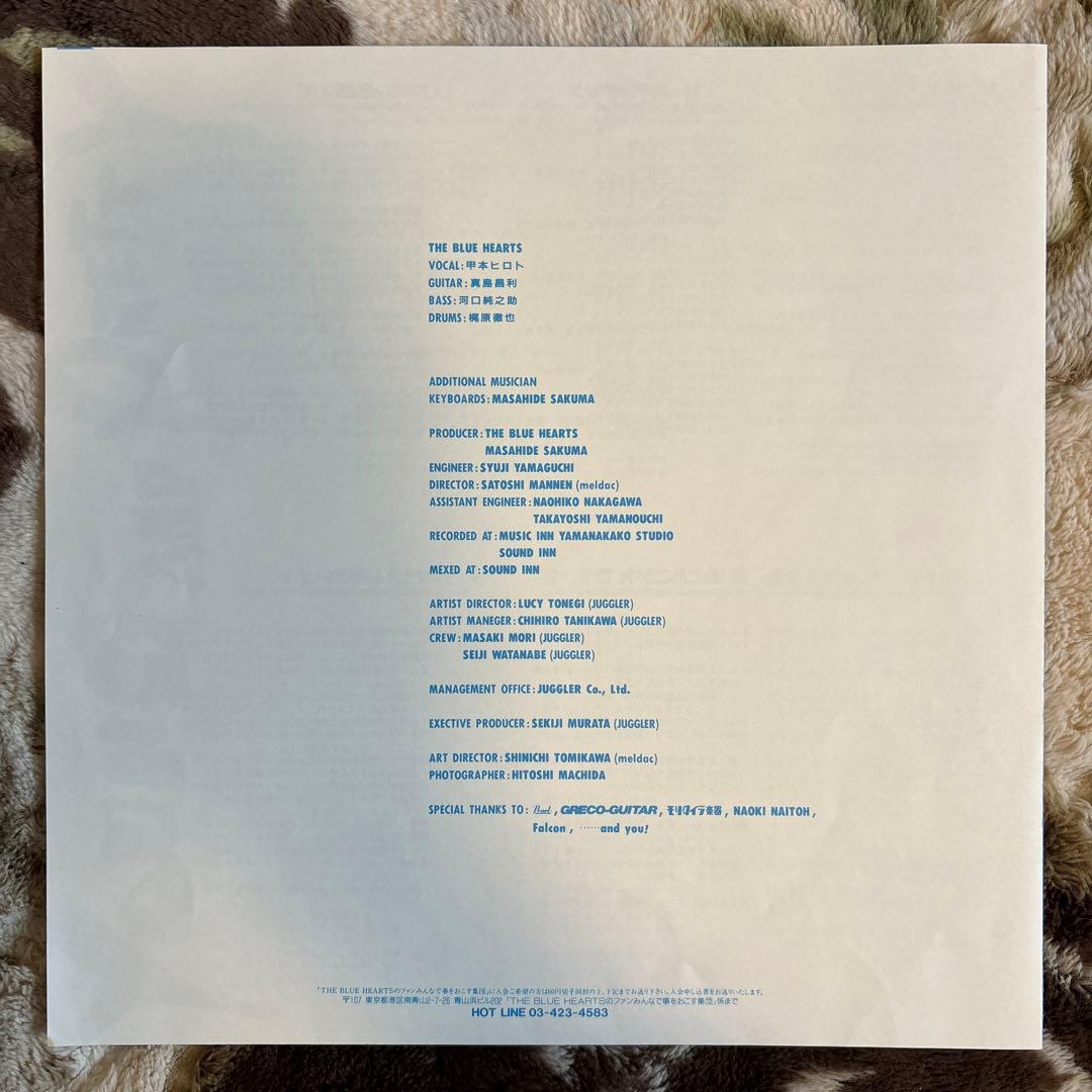 THE BLUE HEARTS／YOUNG AND PRETTY／レコード／美盤