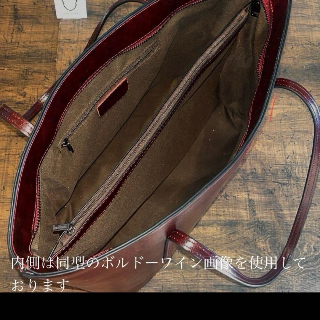 ゆ*ぅ様 トートバッグ 本革 ハンドバッグ メンズ 鞄 ビジネス 牛革 A4サイ