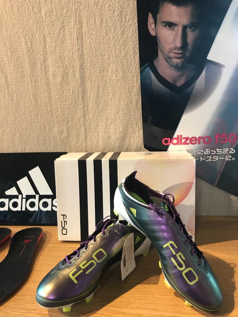 adidas　Ｆ50　アディゼロＦＧ　メッシモデル　２６．０cm　未使用