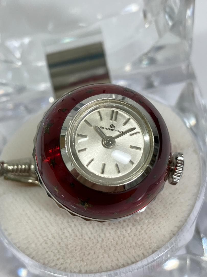 未使用級美品　ブヘラ　BUCHERER　ペンダントウォッチ　手巻き　稼働品