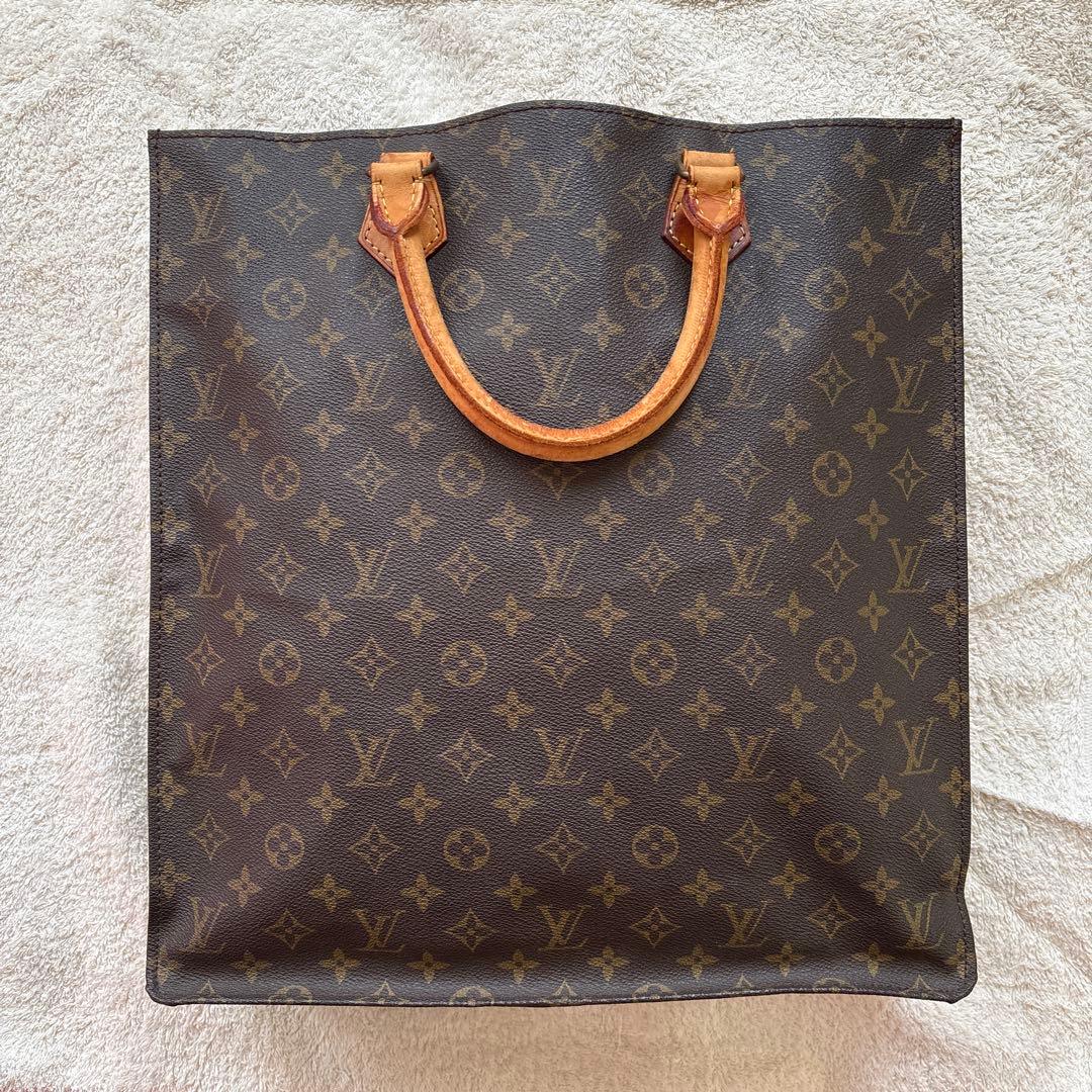 【ベタ無し】美品 LOUIS VUITTON サックプラ ハンドバッグ