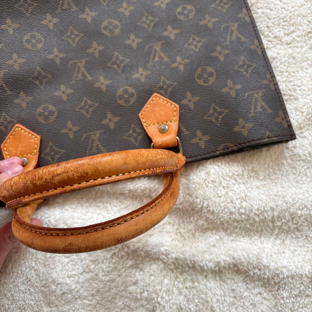 【ベタ無し】美品 LOUIS VUITTON サックプラ ハンドバッグ