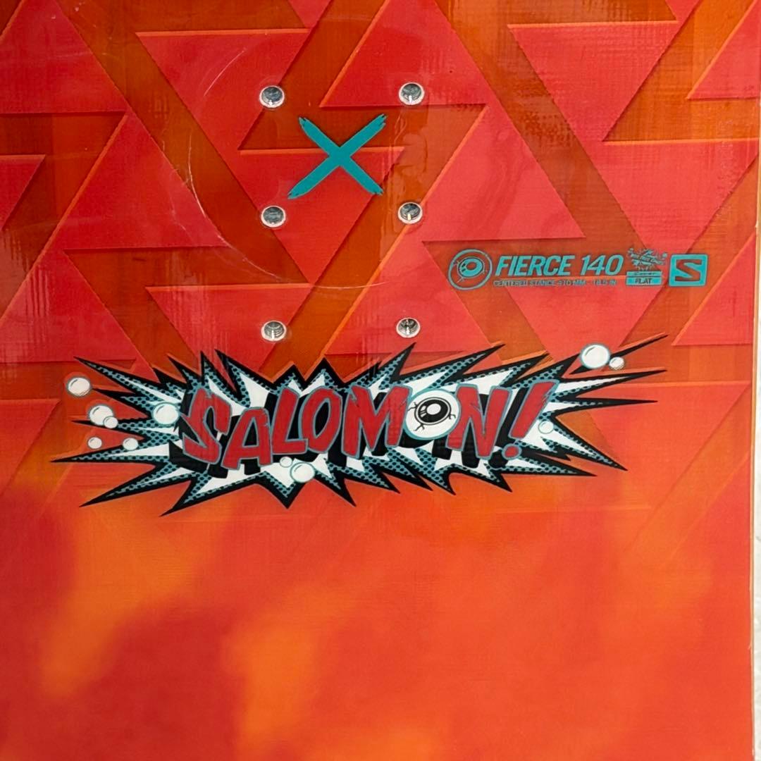 サロモン FIERCE 140cm レディース フラットロッカー 初中級向け