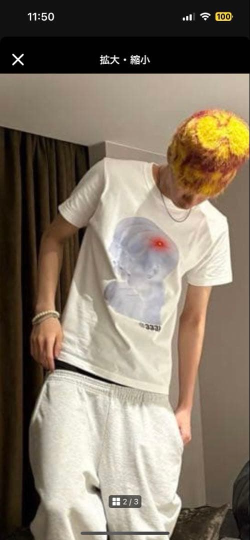 333k Tシャツ　白黒２枚セット　最終値下げ