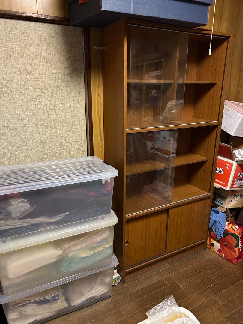 木製書棚　頼める便で配送します。美品　明日正午まで大値引き