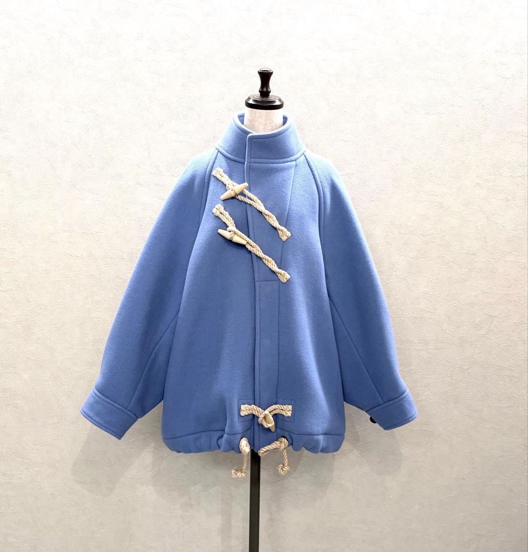 新品 伊勢丹新宿別注 HYKE DOUBLE FACE DUFFLEJACKET