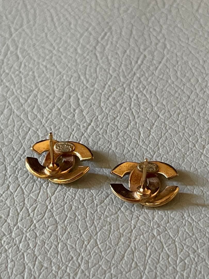 ☆希少 美品☆CHANEL シャネル ココマーク ゴールド ピアス