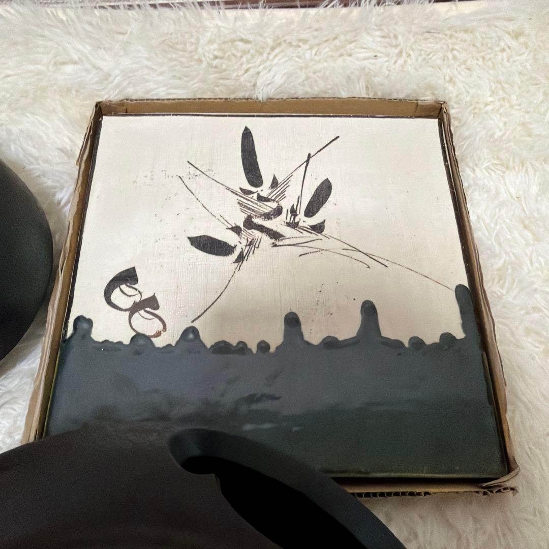 動作品 ヤマキ電器 茶道具 セット 炭型電熱器 黒紅鉢風炉 茶道 茶器