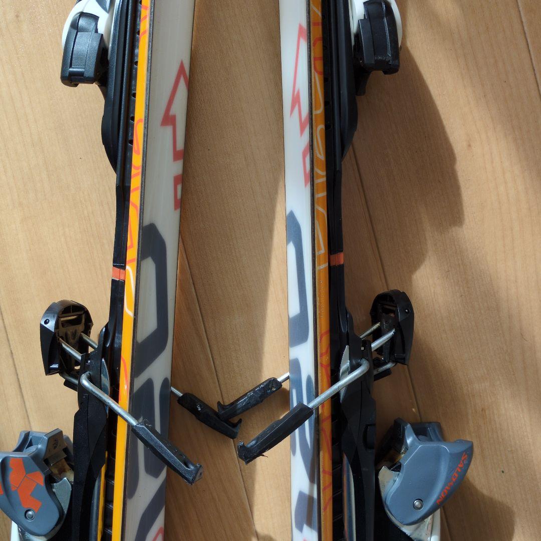 SALOMON AXESS ミッドスキー　中古　120cm ビンディング付き