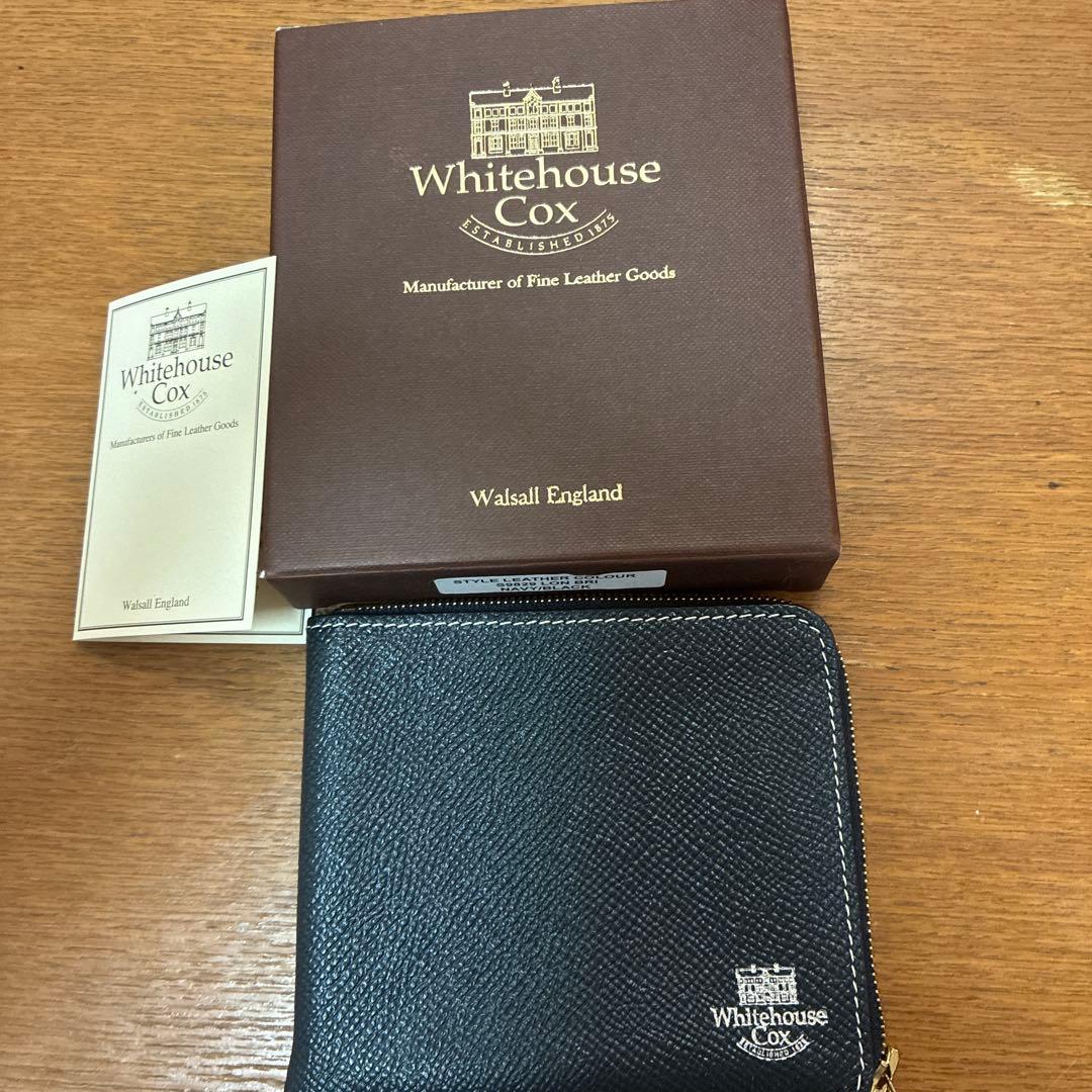 Whitehouse Cox ケース ネイビーxブラック