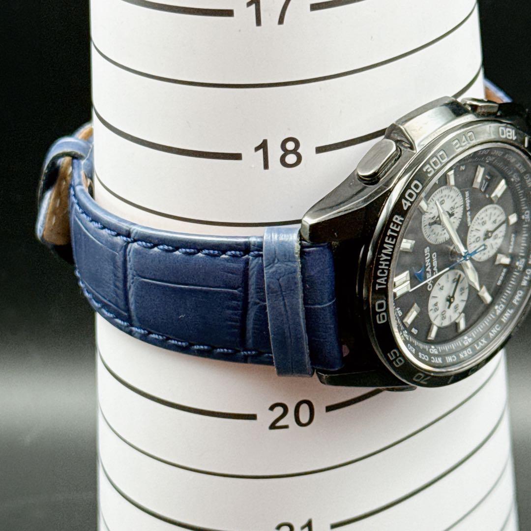 稼働品 CASIO オシアナス OCW-600TD 電波ソーラー チタン メンズ