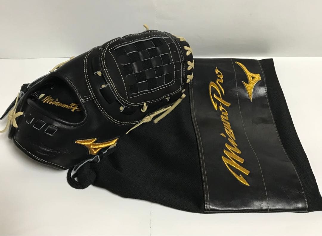【野球バカ品】ミズノプロ硬式用ファーストミット 　中田翔モデル　硬式用　!