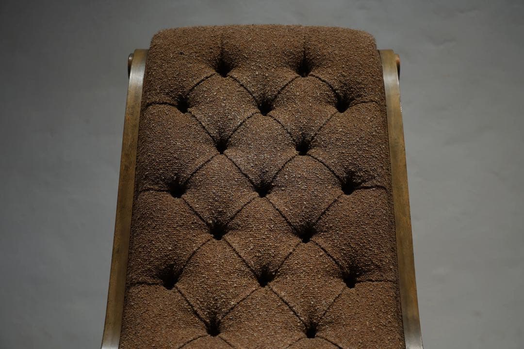 英国　イージーチェア　スリッパチェア　X frame chair アンティーク