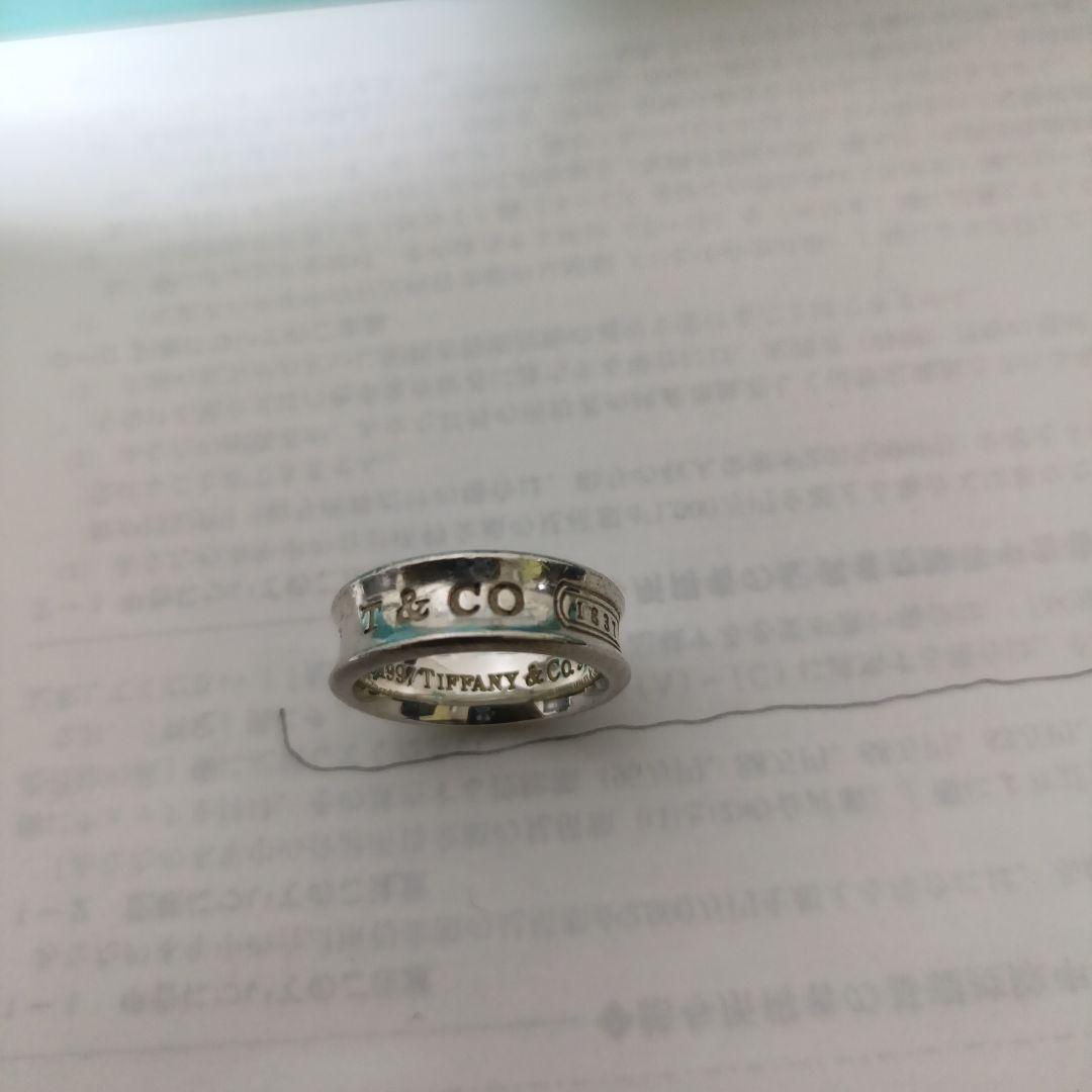 TIFFANY ティファニー　ナロー リング　10号　シルバー