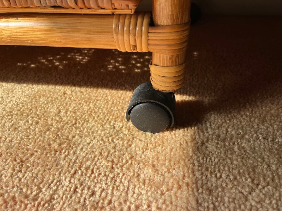 箪笥 チェスト 籐 ラタン 4段 整理タンス コロ付