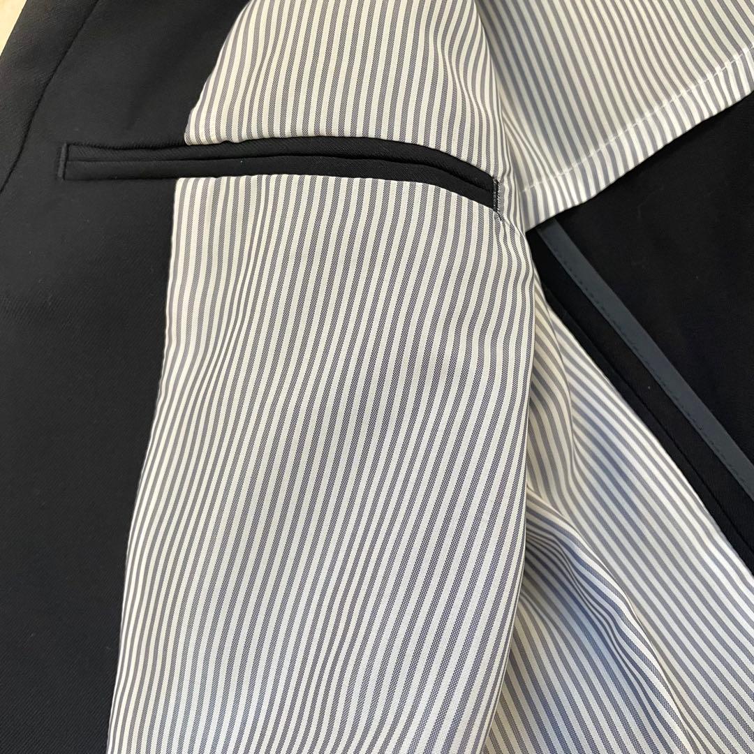 洗える！ザ スーツカンパニー 42 XL パンツスーツ セットアップ 黒 11号